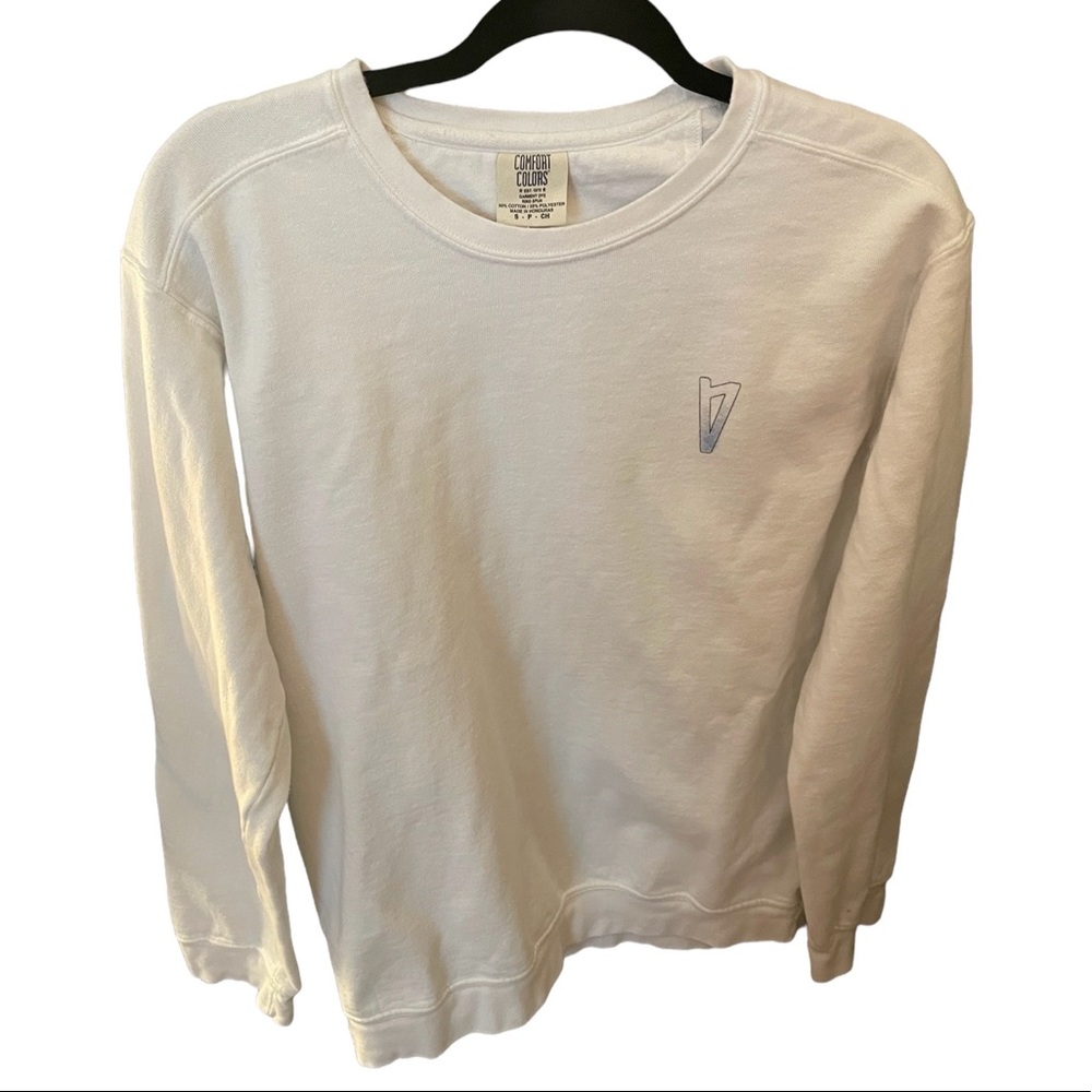 COPY - COMFORT COLORS LAUV “I LIKE ME BETTER” CREWNECK, NEVER WORN! 💙🤍🎶🎼🎵🎤